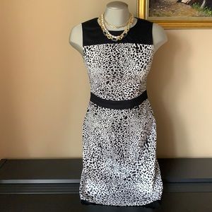 Sleeveless Leopard Print Dress size S
